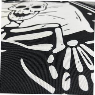 Demon Gothic Decoration Floor Skulls Cross Carpets Halloween