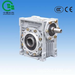 迪龙传动铝合金NRV075 100型轴输入蜗轮蜗杆减速器流水线减速机