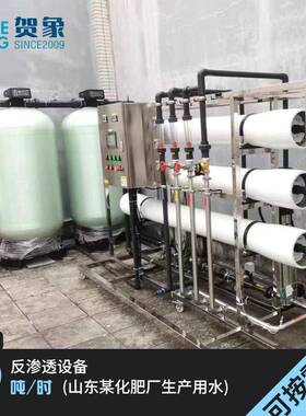 5吨/时一级反渗透纯水设备汽车喷涂建材大型净化工业净水机器厂家