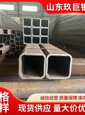 20号16mn 40cr 80*40矩形管 直角无缝方管 热轧方管 镀锌方矩管