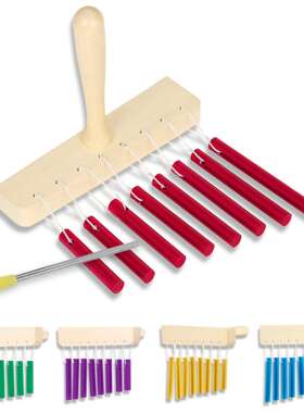 奥尔夫八音手握风铃儿童启蒙零基础打击乐器幼儿幼教打击风铃乐器