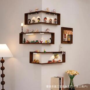 转拐角置物墙上09度角悬空墙面装转角置物饰客厅墙壁阳角搁板收架