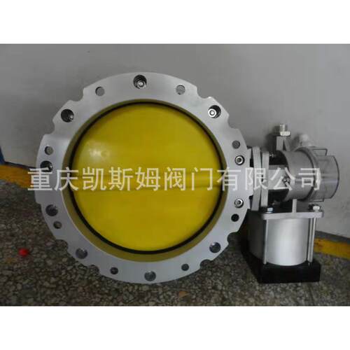 D641W耐高温不锈钢气动通风碟阀法兰式耐磨粉尘调节通风