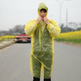 成人雨衣防雨服折叠登山漂流旅游透明风衣防水户外一次性雨披