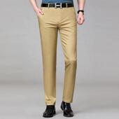 IK裤 休闲2107 爸西爸裤 宽松裤 子 新款 子长上通班勤直筒裤 中年男士