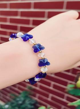 批发水晶水晶手链颜色甜美手链