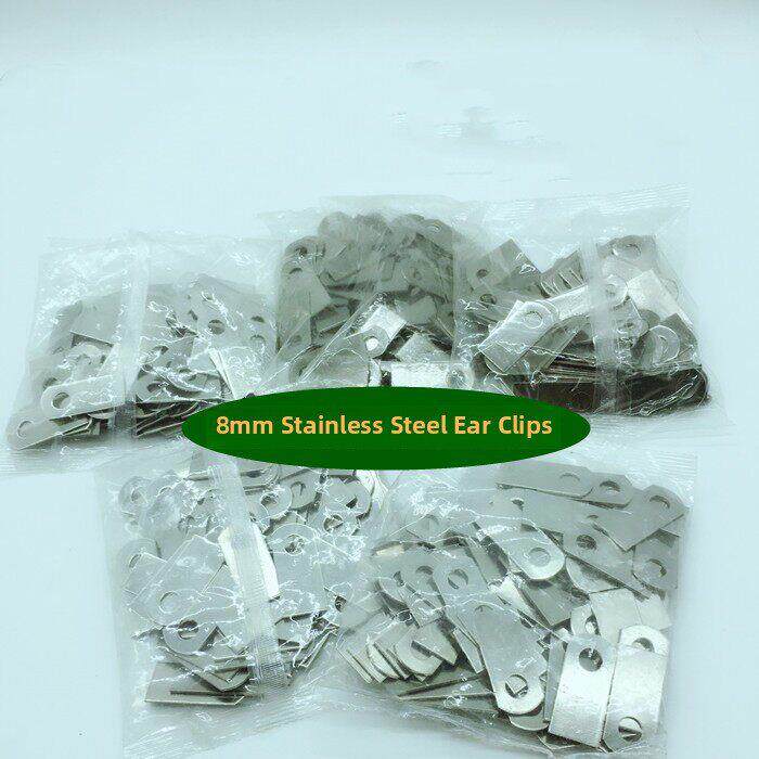 门窗焊接配件 不锈钢固定片 8厘圆孔304/201耳朵片  防盗网耳仔片