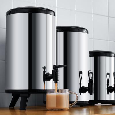 奶茶保温桶不锈钢大容量10L商用摆摊保冷奶茶店专用豆浆304开水箱