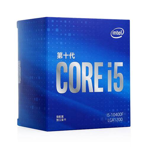 酷睿I5-10400F六核盒装CPU处理器6核心12线程高性能多核处理器