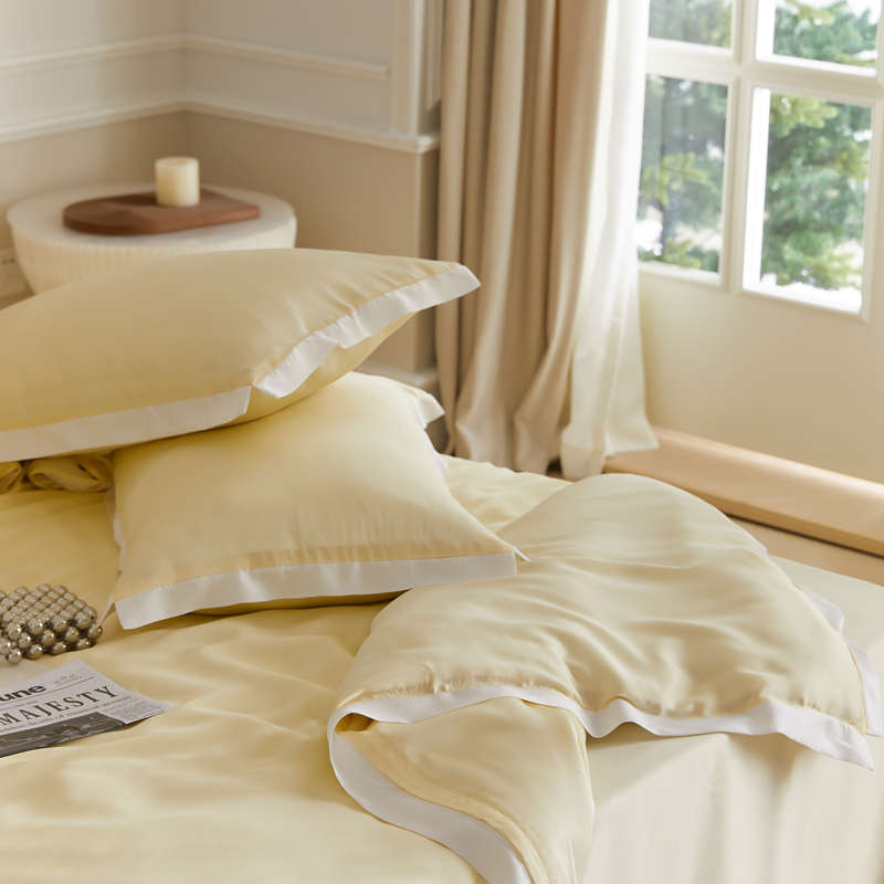 60感简约批发x6ro单人纯色凉丝 枕套冰枕头套枕芯丝夏季支天床上