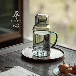 复古玻璃冷水壶耐高温家用大容量凉水凉白开扎壶果汁花茶壶饮料桶