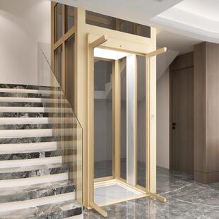 家用电梯二三四五层小型升降液压简易覆式阁楼家庭别墅室内外观光