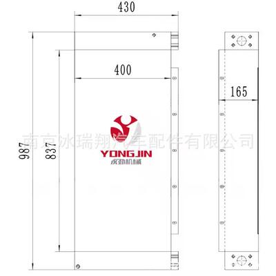 杰西博JCB 220液压油冷却器333/E9576液压油散热器