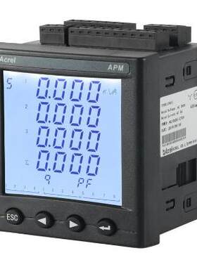 安科瑞APM510/TL中文网络电力仪表4路温度监控和一路剩余电流监控