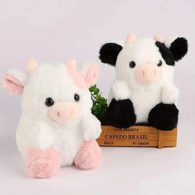 20cm/7.87in Kawaii Strawberry Cow Soft Stuffed Plushie Doll