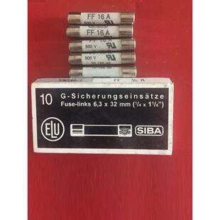 德国西巴保险丝Ff10A 600V 7012540 Ff5A Ff6.3A陶瓷管保险丝