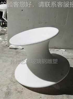 玻璃旋钢转椅陀螺椅36度不倒翁商场0座椅休息凳26100美陈休闲子美