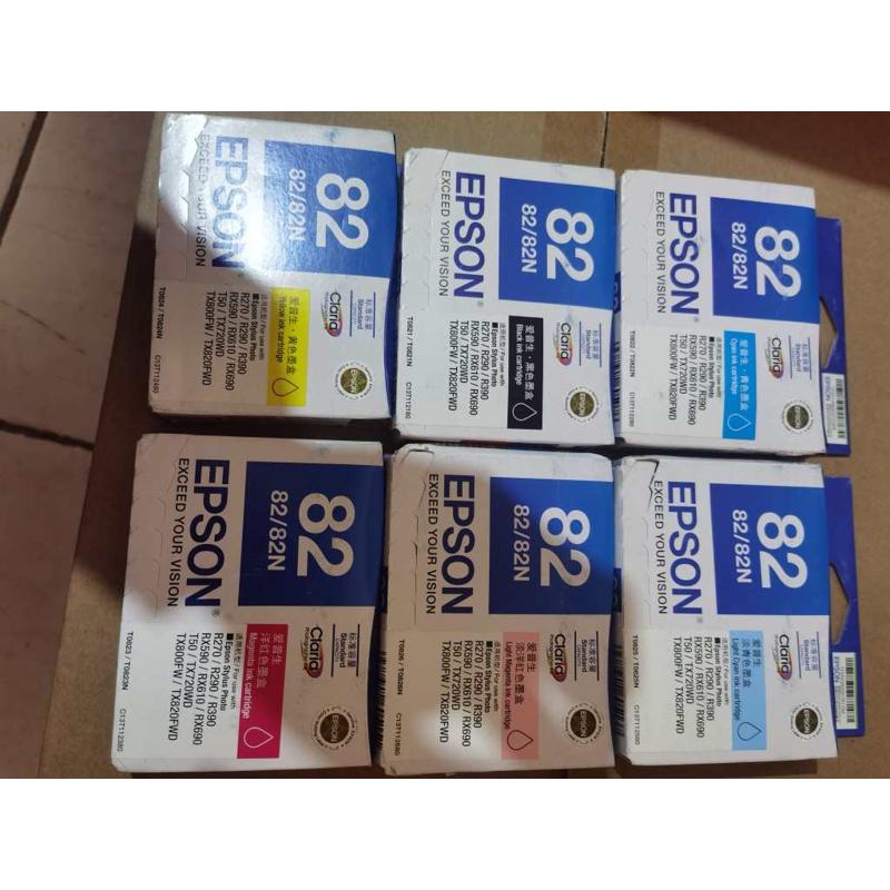 爱普生82n墨盒t0821/t0824/t0826墨盒原装82n墨盒r270r290/390T50