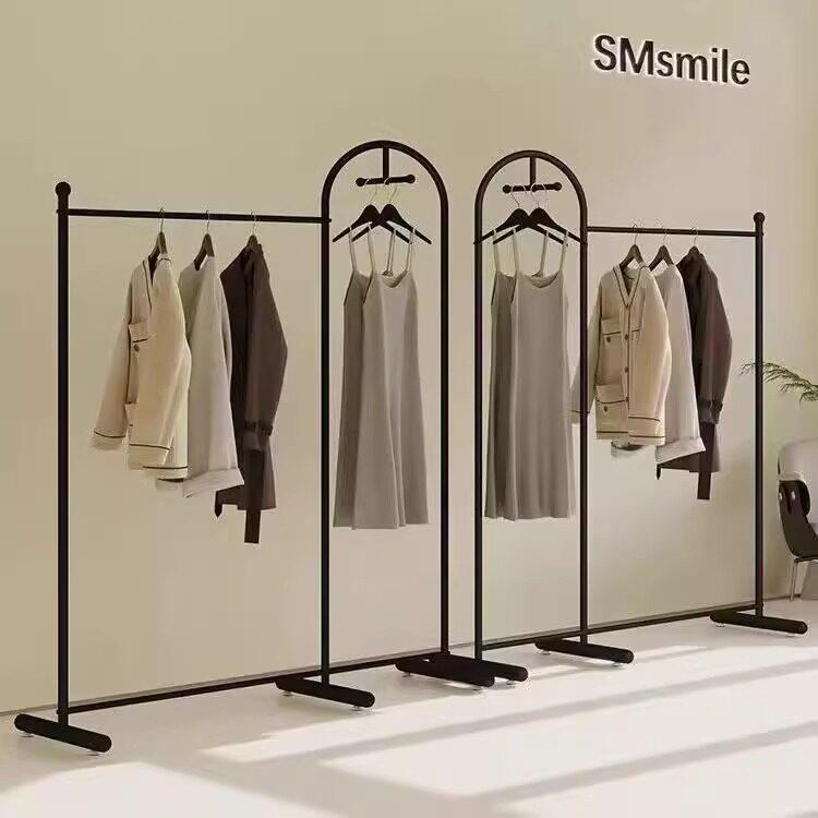 服装店展示架 黑色铁艺服装挂衣架 挂衣杆 创意设计 男女通用定制