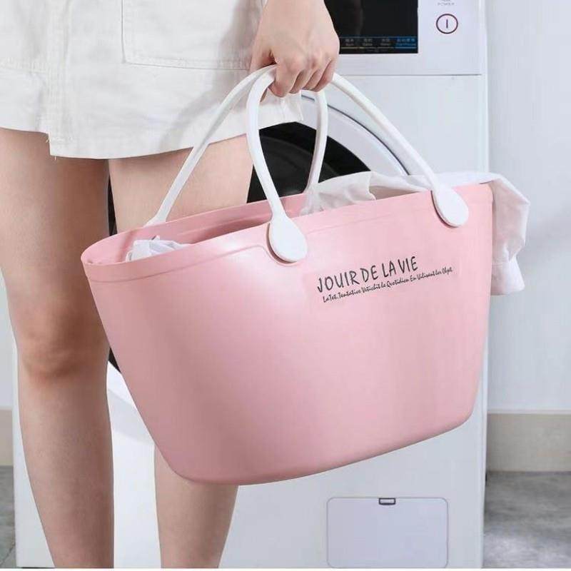 游泳收纳篮菜篮子买 菜新款外出提菜手提篮塑料露营野餐篮购物篮,收纳整理,购物篮,淘宝优惠券,粉丝福利购,淘宝优惠卷