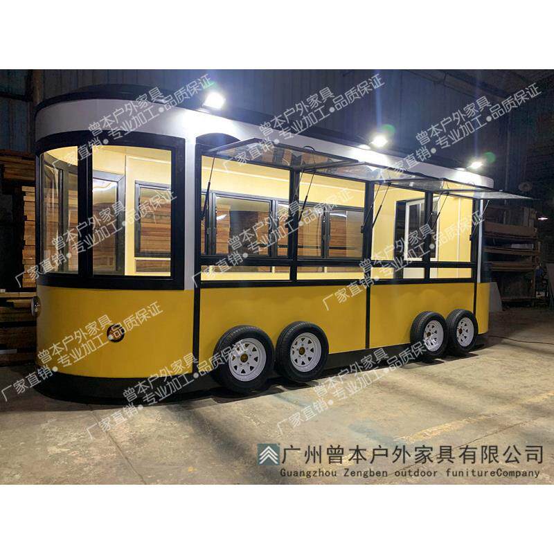 工厂实拍/广场景区售货亭 流动食品售卖亭 商场商品防腐木售货车