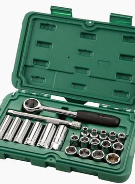 SATA世达工具套装 22件10mm系列套筒组套 09524
