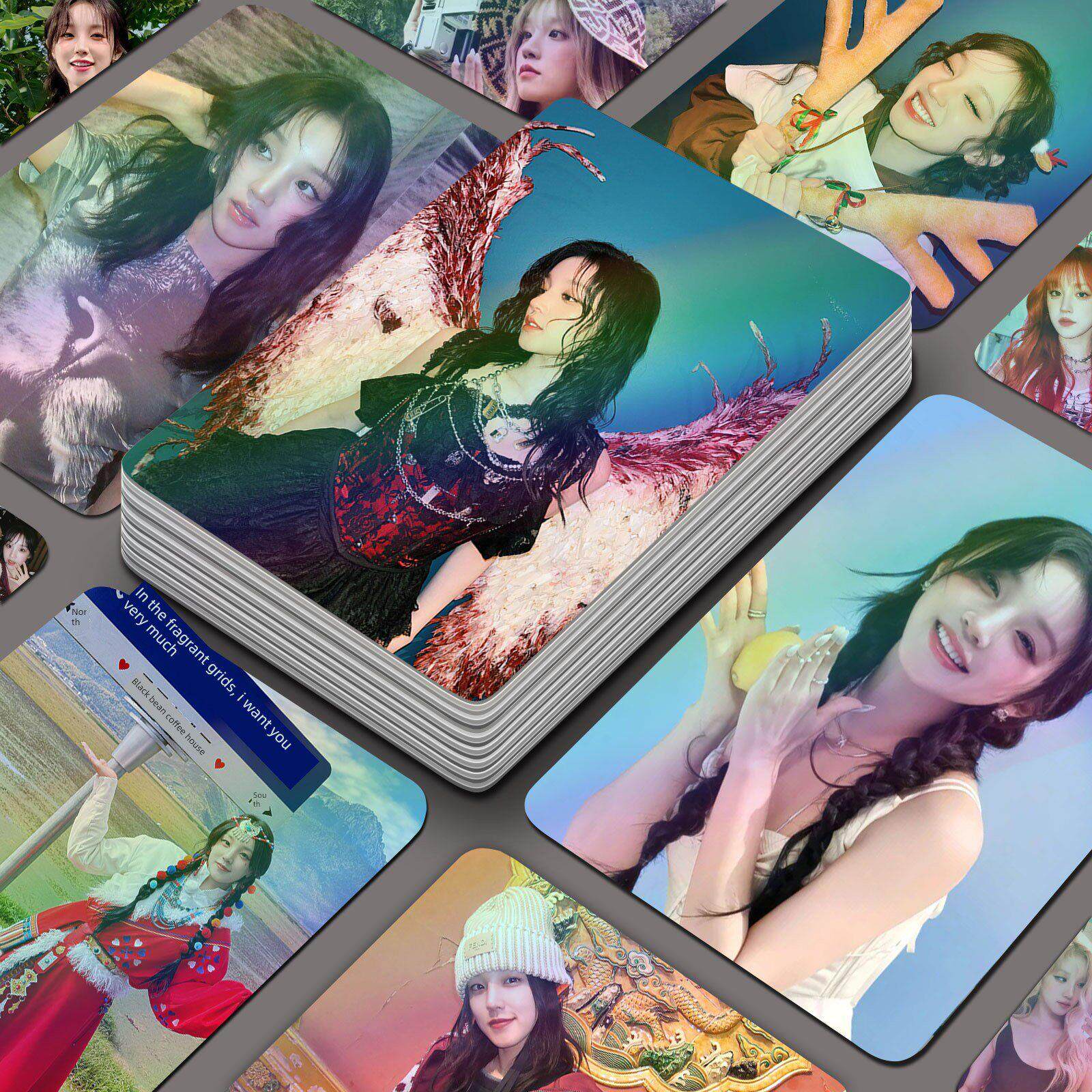 宋宇奇高岩新照片卡55张一盒与不重覆相册周边宝丽来自印Lomo卡