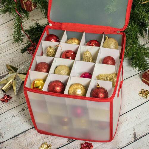 Baubles Storage Box Christmas Balls Storage Organizer Xmas e