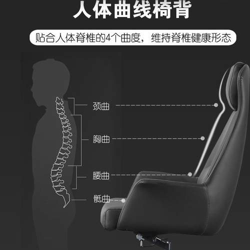 包lby-3邮总裁大班椅用办公室老椅子设计师椅升降可躺办公椅人体