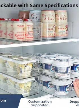 Refrigerator Organizer Stackable Fridge Food Storage Box wit