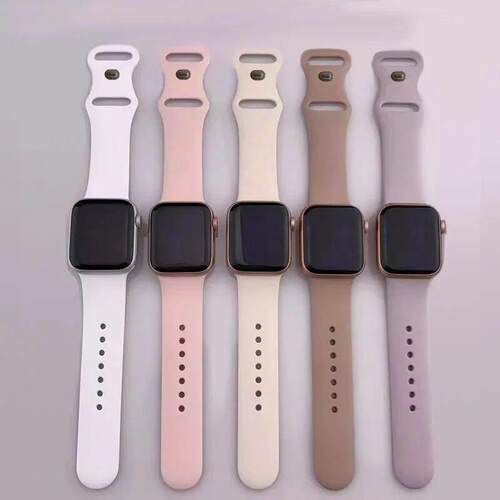 Silicone Strap For Watch Band 45mm 44 mm 46mm 40mm 41mm 49mm