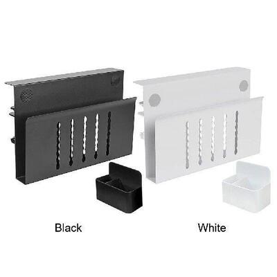 Desk Side Storage Organizer No Drill Under Desk Laptop