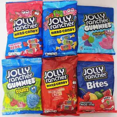 加拿大进口Jolly Rancher Fruity Hard Candy娇妮混合水果糖原味