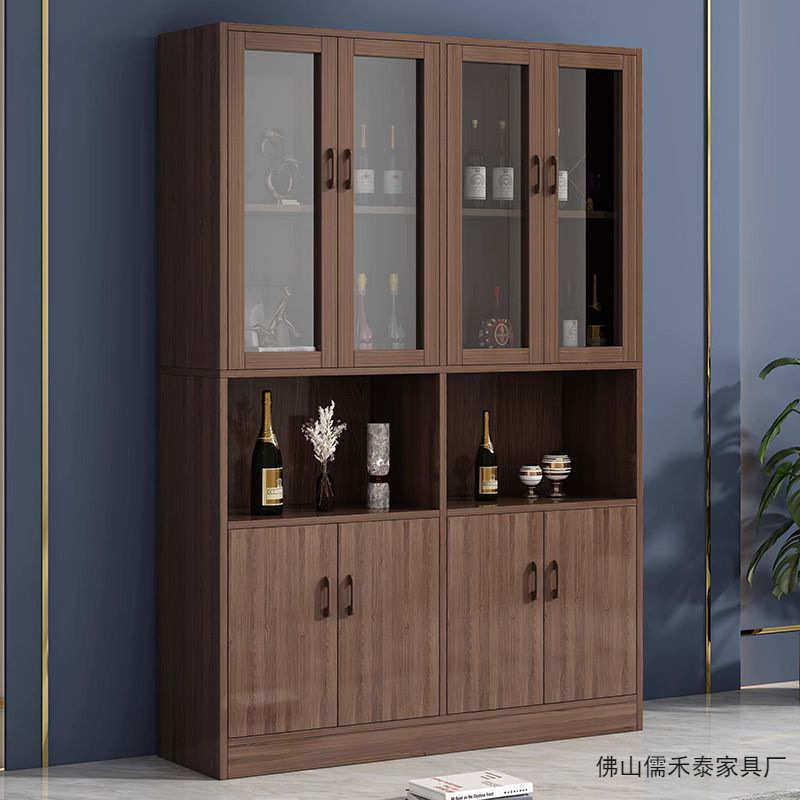 酒柜客厅2024新款展示柜新中式轻奢高级感酒架商用一体靠墙储物柜