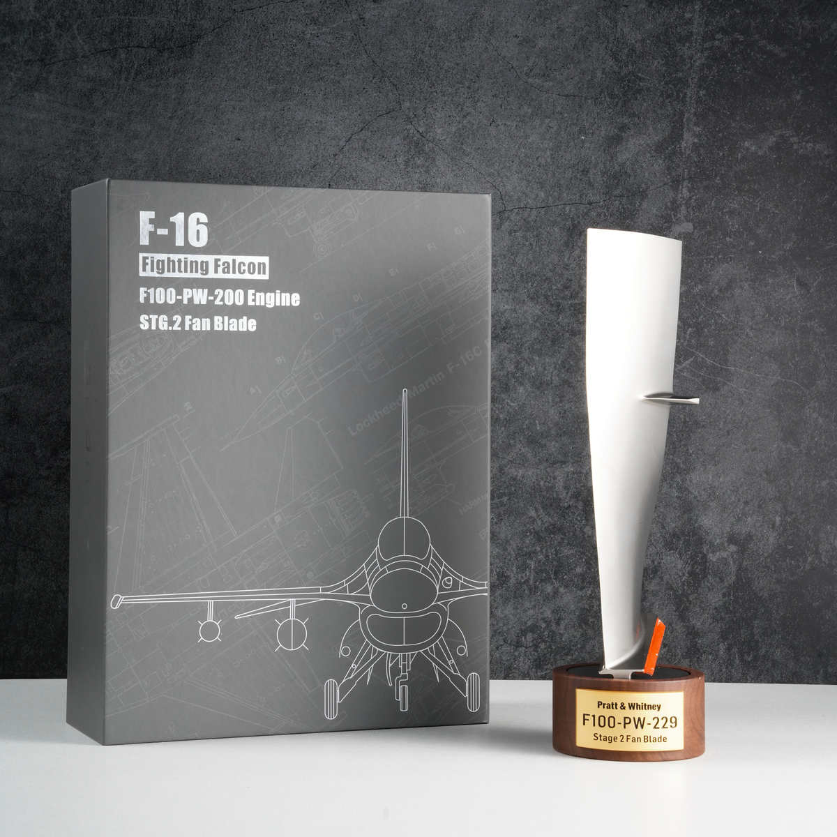 喷气发动机风扇叶片摆件 普惠F100 F16战机 飞驰航空