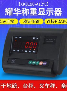 上海耀华XK3190-A12+E称重显示控制器A12仪表头叉车称地磅仪表