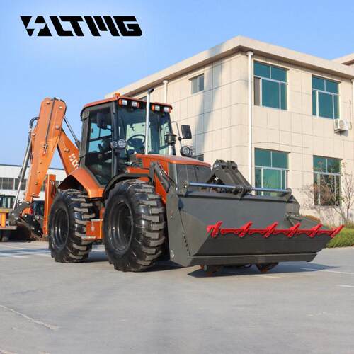 挖掘装载机四驱两头忙反铲挖机装载机铲车4x4铲挖一体机全新