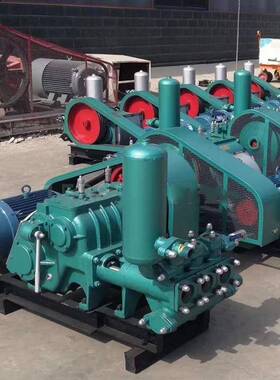 BW250泥浆泵高压注浆泵 卧式三缸150活塞式注浆机 电动泥浆输送泵