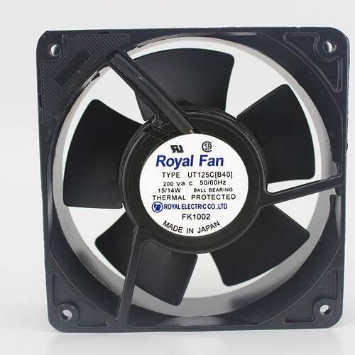 Royal Fan UT125C[B40] 12038 200V 15/14W 全金属 风扇