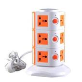 英标香港大功率3000W电源插立式 万用排插接线板拖线板带过载保护