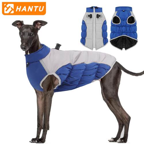 新款冬季宠物棉衣 加厚保暖狗狗衣服舒适反光宠物衣服厂家