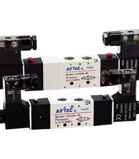 亚德客电磁阀4V230C-08B/DC24V/4V330C-10B/4V430C-15B/4V130C-06