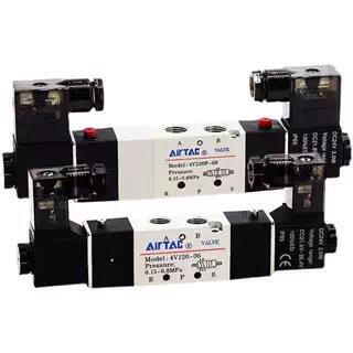 亚德客电磁阀4V230C-08B/DC24V/4V330C-10B/4V430C-15B/4V130C-06