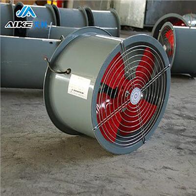 T35-噪11轴流通风碳钢腐防爆排风扇t40-11工业管道风机低防音轴流