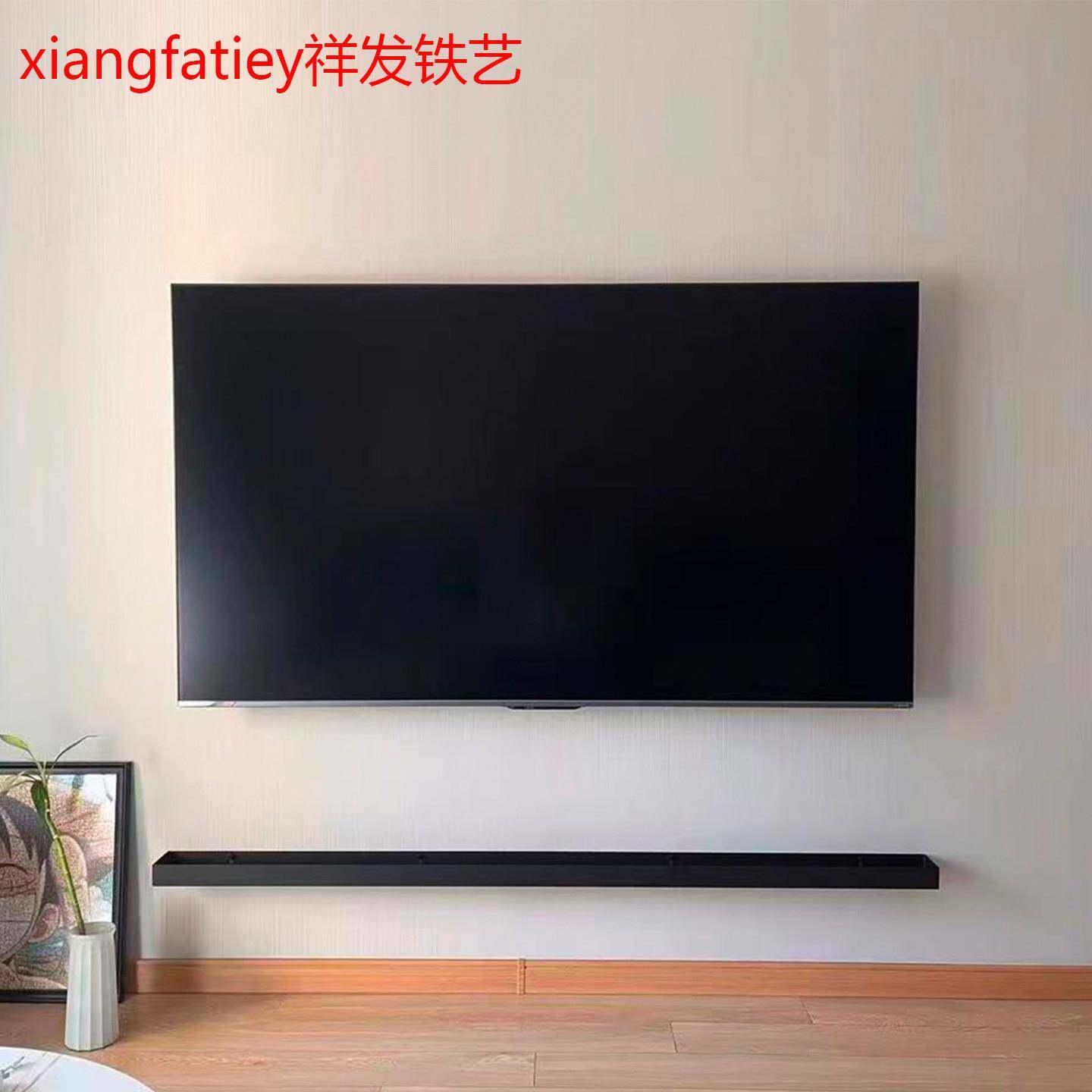 悬挂杂志架电视柜电视背景墙置物架装饰黑胶唱片置物架报刊架极简