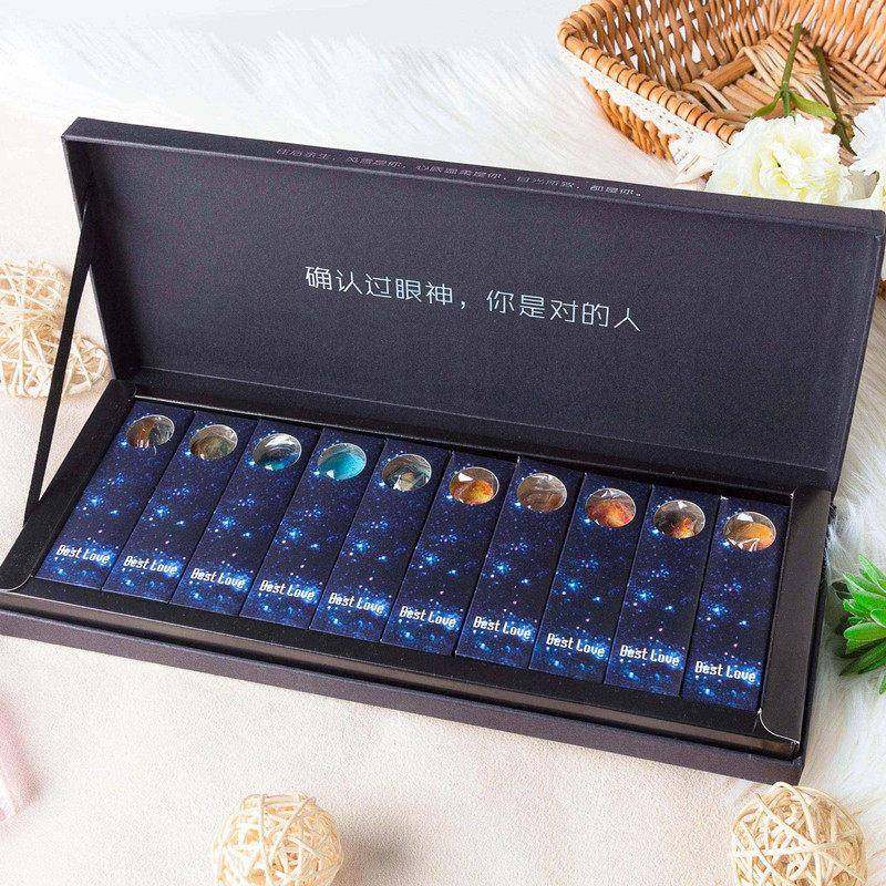 网红星空星球棒棒糖男女友生日礼盒装圣诞节糖果正版