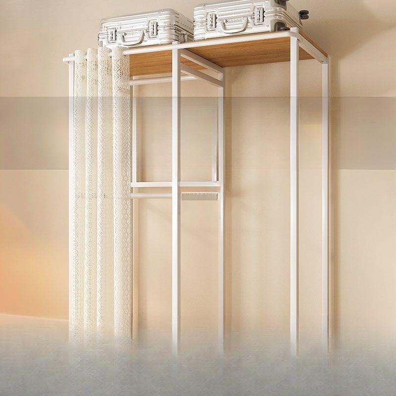 衣帽家用卧室OMR组合挂衣架落地大量容衣橱开放式衣出柜租房收纳