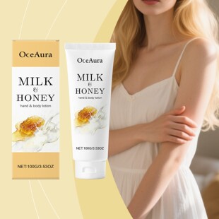 Honey and Body Lotion hydrates OceAura Nourishes Milk