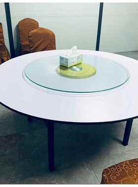 店A9L015人20人家用酒2米P1VC大圆桌子D34面饭店人食堂宴会包厢圆