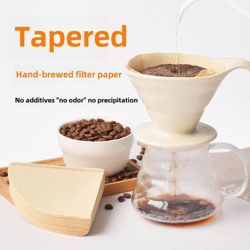 V60咖啡滤纸 无漂白锥形滤纸 102美式机手冲壶 过滤纸 120片